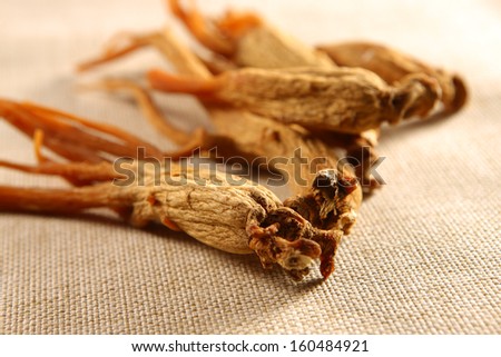 dry Ginseng Roots