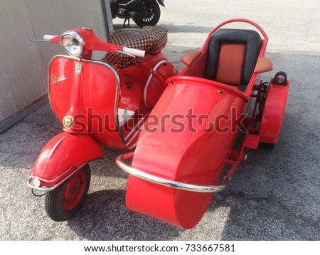 Genoa October 01 2017 Scooter Vespa Stock Photo 733667581 Genoa October 01 2017 Scooter Vespa Stock Photo 733667581