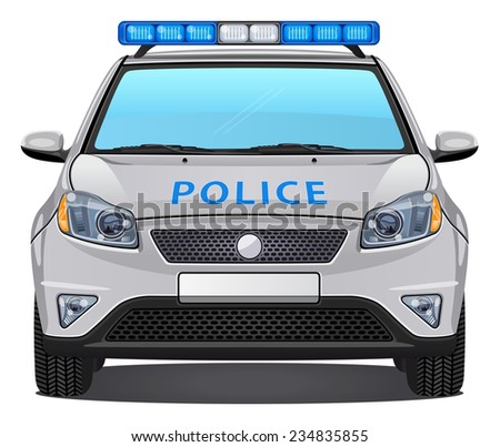 Cartoon Police Car Stock Images, Royalty-Free Images & Vectors ...