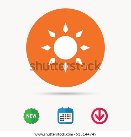 Sunny Weather Symbol Sunny Weather Symbol