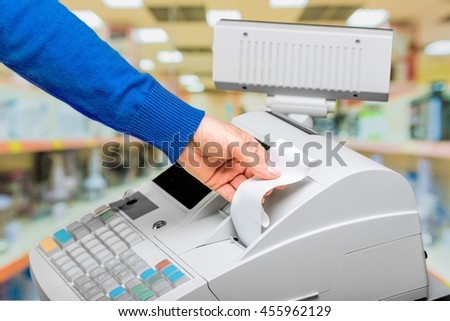 Cash register.