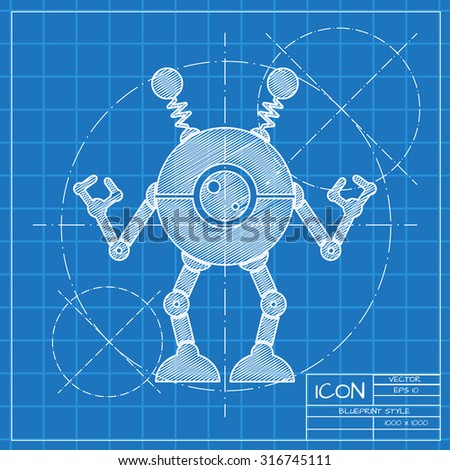 Robot Blueprint Stock Images, Royalty-Free Images & Vectors | Shutterstock