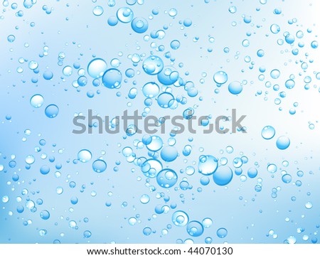 Vector Water Bubbles Stock Vector (Royalty Free) 44070130 - Shutterstock