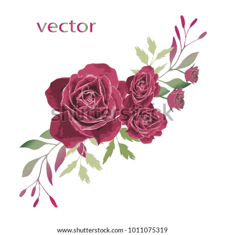 Burgundy Flower Stock Images, Royalty-Free Images & Vectors | Shutterstock