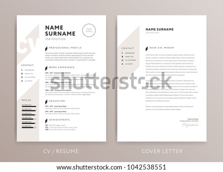 cover letter for a curriculum vitae cv