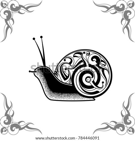 snail tattoo stock images royalty free images u0026 vectors snail tattoo stock images royalty free images u0026 vectors