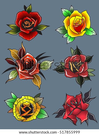 Rose Tattoo Stock Images, Royalty-Free Images &amp; Vectors ...
