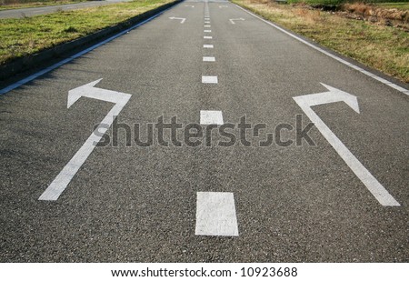 Split road Stock Photos, Images, & Pictures | Shutterstock