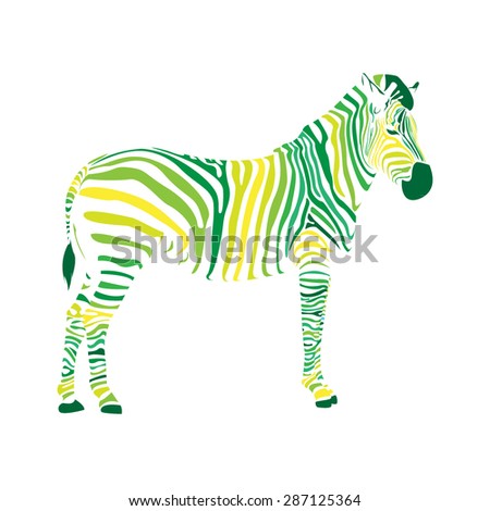 Zebra Icon Animal Symbol Green Zebra Stock Vector 287125364 ... Zebra Icon Animal Symbol Green Zebra Stock Vector 287125364 ...
