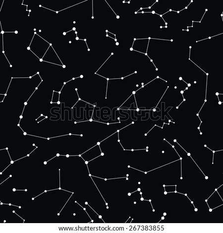 Vector Sky Map Constellations Stars Andromedalacerta Stock Vector ...