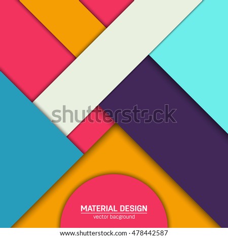 Download Vector Material Design Background Abstract Creative Stock Vector 478442587 - Shutterstock