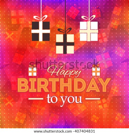 Happy birthday to you stylish text Happy birthday to you stylish text