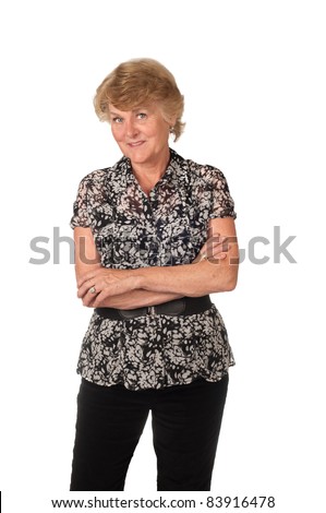 Beautiful 70 Year Old Woman Next Stock Photo 75783082 - Shutterstock