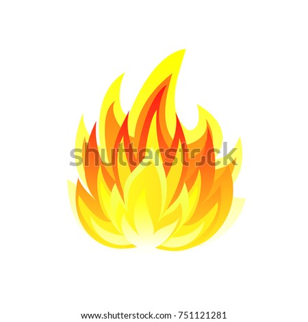 Symbol Fire Stock Vector 104590538 - Shutterstock