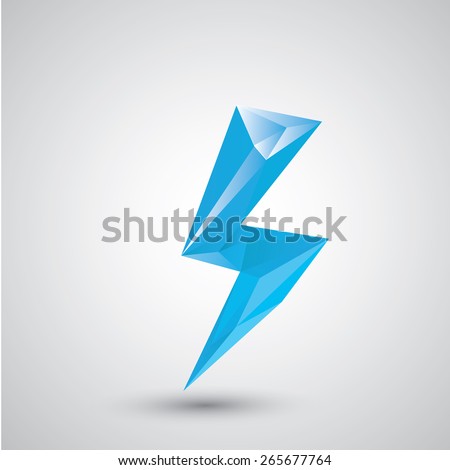 Blue Lightning Bolt Vector Icon Lightning Stock Vector 265677764 Blue Lightning Bolt Vector Icon Lightning Stock Vector 265677764
