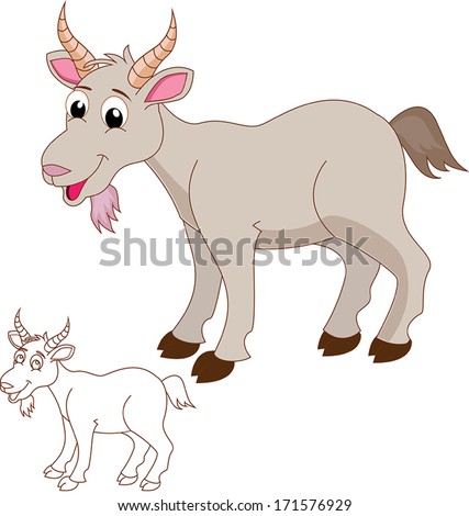 Goat cartoon Stock Photos, Images, & Pictures | Shutterstock