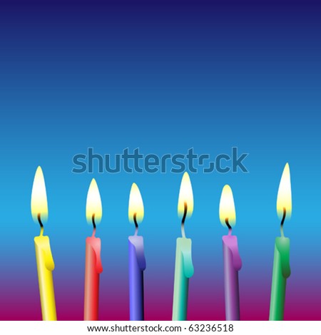 Birthday Candles 6 Stock Photos, Images, & Pictures | Shutterstock