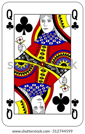 Queen Of Clubs Stock Photos, Images, & Pictures | Shutterstock