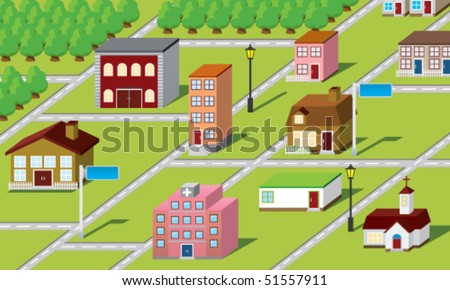 3D vector map