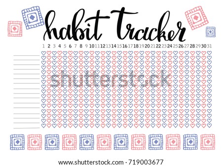 habit tracker template