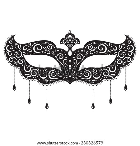 Clip Art Masquerade Mask Clipart masquerade mask stock photos royalty free images vectors vector illustration of the masquerades isolated on white background
