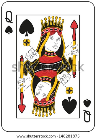 Queen of spades Stock Photos, Images, & Pictures | Shutterstock