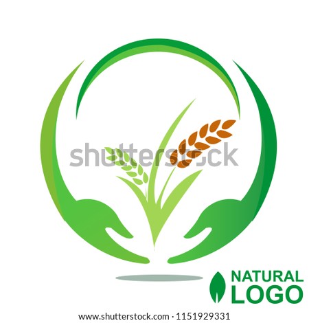 Logo Green Natural design vector EPS 10
