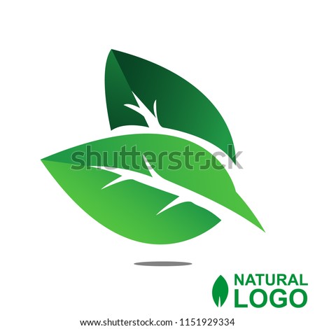 Logo Green Natural design vector EPS 10