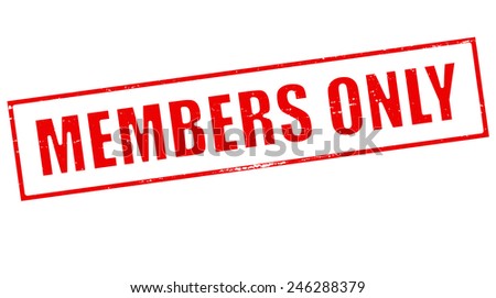 Members Only Sign Stock Photos, Images, & Pictures | Shutterstock