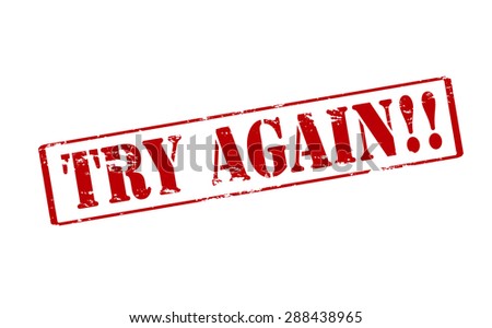 Try Again Stock Vectors & Vector Clip Art | Shutterstock