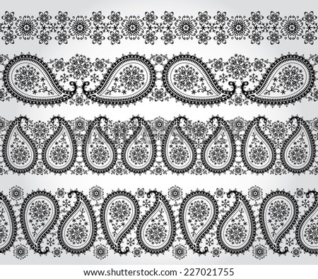 Paisley Border Stock Photos, Images, & Pictures | Shutterstock