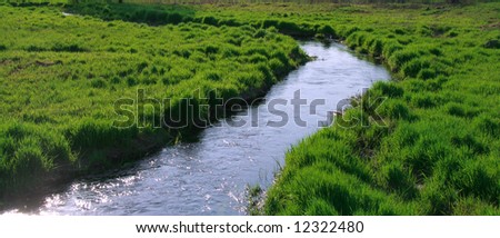What is another name for a small river or stream?