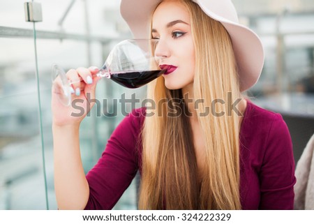 Woman Drinking Alcohol Stock Images, Royalty-Free Images