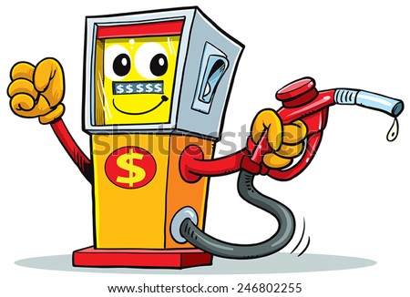 Man Pumping Gas Stock Vector 171182276 - Shutterstock