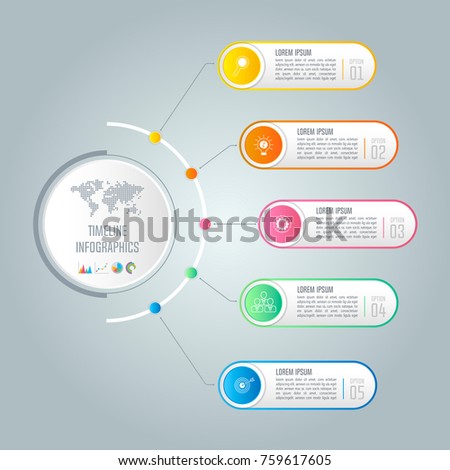 Infographics Design Vector Marketing Icons Can Stock Vector 568461985 ...