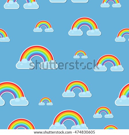 Black Colored Rainbow Icons 16 Different Stock Vector 415041841 ...