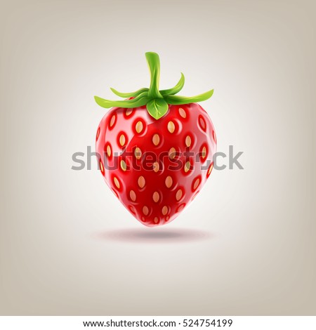 strawberry vector
