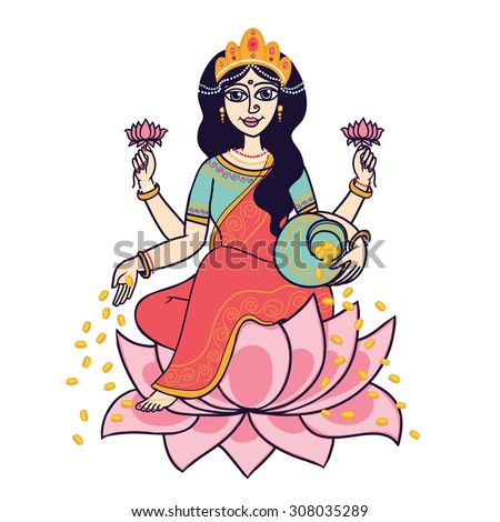 Goddess Lakshmi Stock Photos, Images, & Pictures | Shutterstock