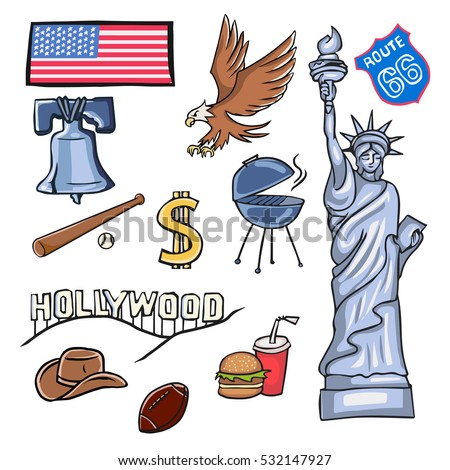 American Symbols Cartoon