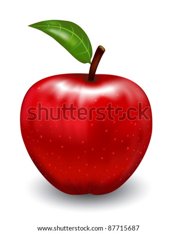 Apple. Vector illustration
