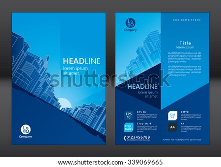 Architecture Design Template brochure template design concept architecture design stock vector Architecture Design Template brochure template design concept architecture design stock vector