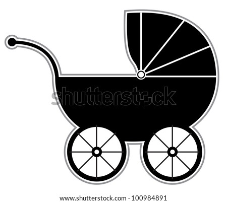 Clip Art Baby Carriage Clipart baby carriage clipart stock photos royalty free images vectors isolated black and white silhouette