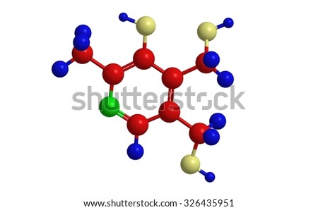 Chemical formula of pyridoxine