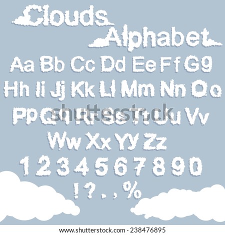 Cloud Font Stock Images, Royalty-Free Images & Vectors | Shutterstock