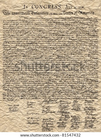 Declaration Of Independence Stock Photos, Images, & Pictures | Shutterstock