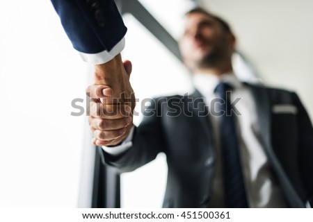 Handshake Business Men Concept