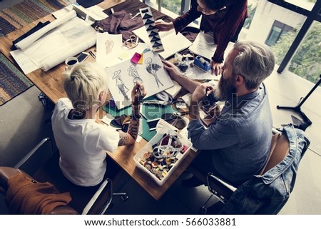 Fashion Clothing Design Drawing concept