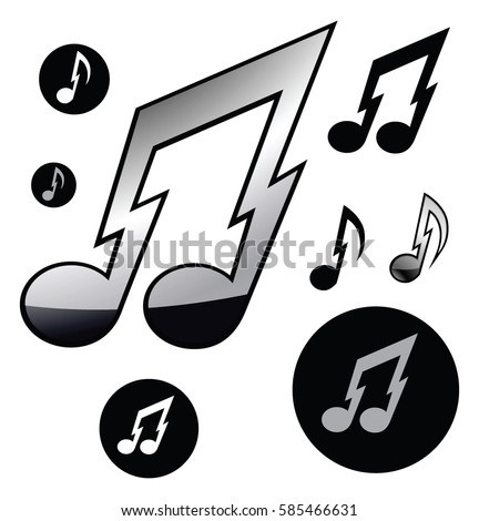 Cartoon Music Sound Stock Illustration 106277264 - Shutterstock