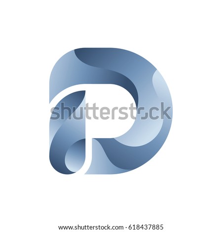 vector d letter Shutterstock  Abstract D Letter Icon Stock 142330843 Vector