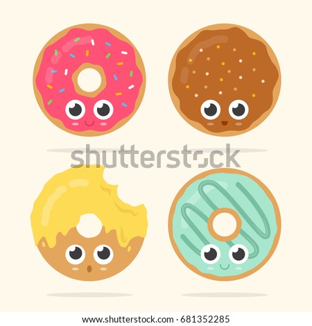Donut Stock Vectors, Images & Vector Art | Shutterstock